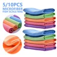 thumbnail image 1 of PENGXIANG Kitchen Towels and Dishcloths Set  Microfiber Cleaning Cloth  Kitchen Cloth  Dish Towels  Dusting Rags  Washcloth, 1 of 8