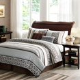 thumbnail image 1 of Madison Park Princeton 5 Piece Quilted Coverlet Set, Full/Queen, Blue, 1 of 5