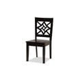 thumbnail image 2 of Baxton Studio Brava Modern and Contemporary Dark Brown Finished Wood 5-Piece Dining Set, 2 of 5
