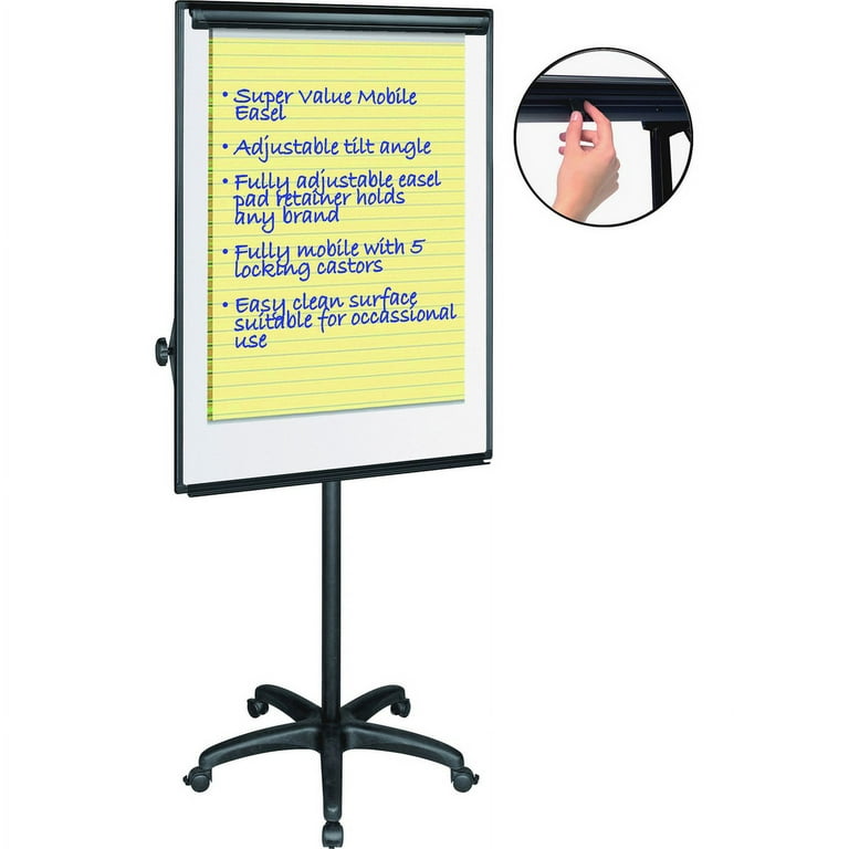 Bi-silque Quantum Portable Display Easel, 37 to 62 x 36-3/4 x 31-7/8  Inches, Gray