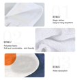 thumbnail image 2 of Yayeee Kitchen Hanging Hand Towels Set of 2 with Loop Bathroom Absorbent Tie Towel, Blue Abstract Wavy, 2 of 7