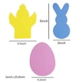 thumbnail image 5 of Easter EVA Foam Handmade Making Kit Colorful Painted Easter Stickers for Kindergarten Students DIY Crafts Creation Educational Supplies, 5 of 10