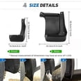 thumbnail image 3 of Exquisite 4pcs Front Rear Car for Fender Flares Mudguards Mudflaps Mud Flaps Splash Guards For Honda/Accord 4 Door 2013-2017 2014 15 2016, 3 of 5