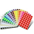thumbnail image 3 of CCOCC 128 Pcs Dot Stickers Round Colored Dot Stickers Removable Adhesive Label Stickers for Family Office and Study 2", 3 of 3