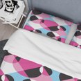 thumbnail image 4 of Designart 'Abstract Geometric Retro I' Mid-Century Modern Duvet Cover Set, 4 of 4