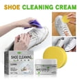 thumbnail image 1 of All Purpose White Shoe Cleaner Cream, Multifunctional Stain Removal Cream with Sponge, 1 of 5