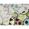 thumbnail image 5 of oneOone Velvet Primrose Fabric Skull Sewing Material Print Fabric By The Yard 58 Inch Wide, 5 of 5