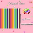 thumbnail image 2 of 2060 Sheets Origami Paper Set - 27 Vibrant Colors, Double-Sided Star Pattern Craft Paper for DIY Art Projects, Handmade Decorations, 2 of 7