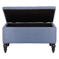 thumbnail image 3 of Abble 29 Inch Upholstered Storage Bench, 3 of 7