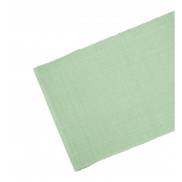13 x 72 in. Ribbed Table Runner, Sage Green