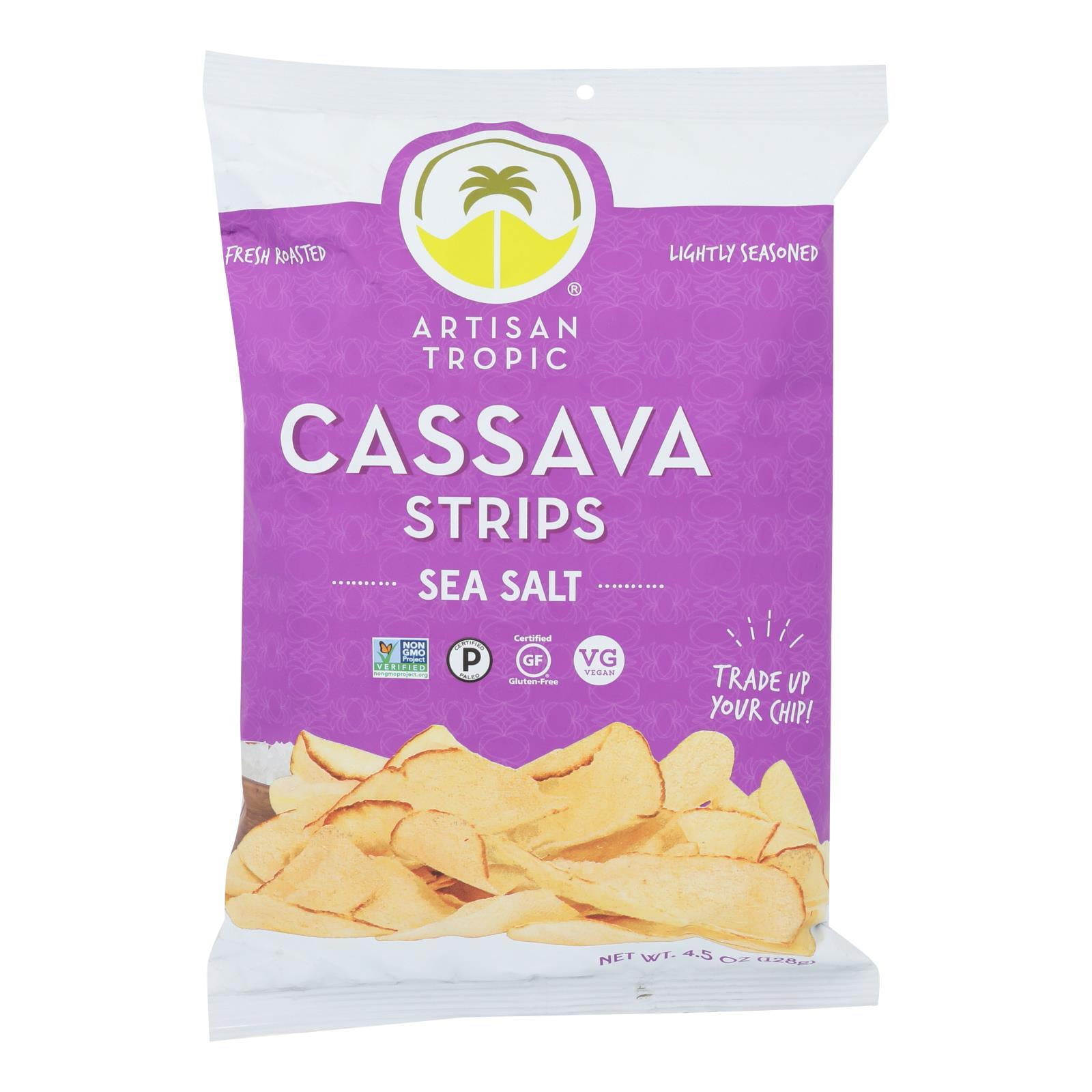Artisan Tropic, Sea Salt Flavored Cassava Chips, 4.5 oz