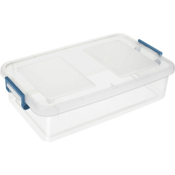 Sterilite 6.25-Gallon (25-Quart) Modular Latch Storage Box, Set of 6