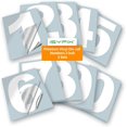 thumbnail image 1 of shiyou-White Vinyl Numbers Stickers - 3 Inch Self Adhesive 2 Sets - Premium Decal Die Cut and Pre-Spaced for Mailbox, Signs, Window, Door, Cars, Trucks, Home, Business, Address Number, Indoor/Outdoor, 1 of 4