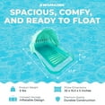 thumbnail image 4 of Swimline Original Inflatable Suntan Tub Lounge Float with Adjustable Shade, Mint, 4 of 11