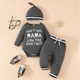 thumbnail image 2 of HCNTES Baby Boy Winter Clothes Baby Boys Outfit Newborn Baby Boy Clothes Ribbed Knitted Long Sleeve Rompers Fall Winter Outfits Pants Sets Gifts for Boys 0 3 6 9 12 Months, 2 of 7