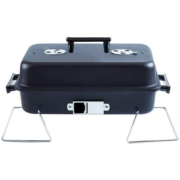 Portable Charcoal Grill with Lid Folding Tabletop BBQ Grill Barbecue