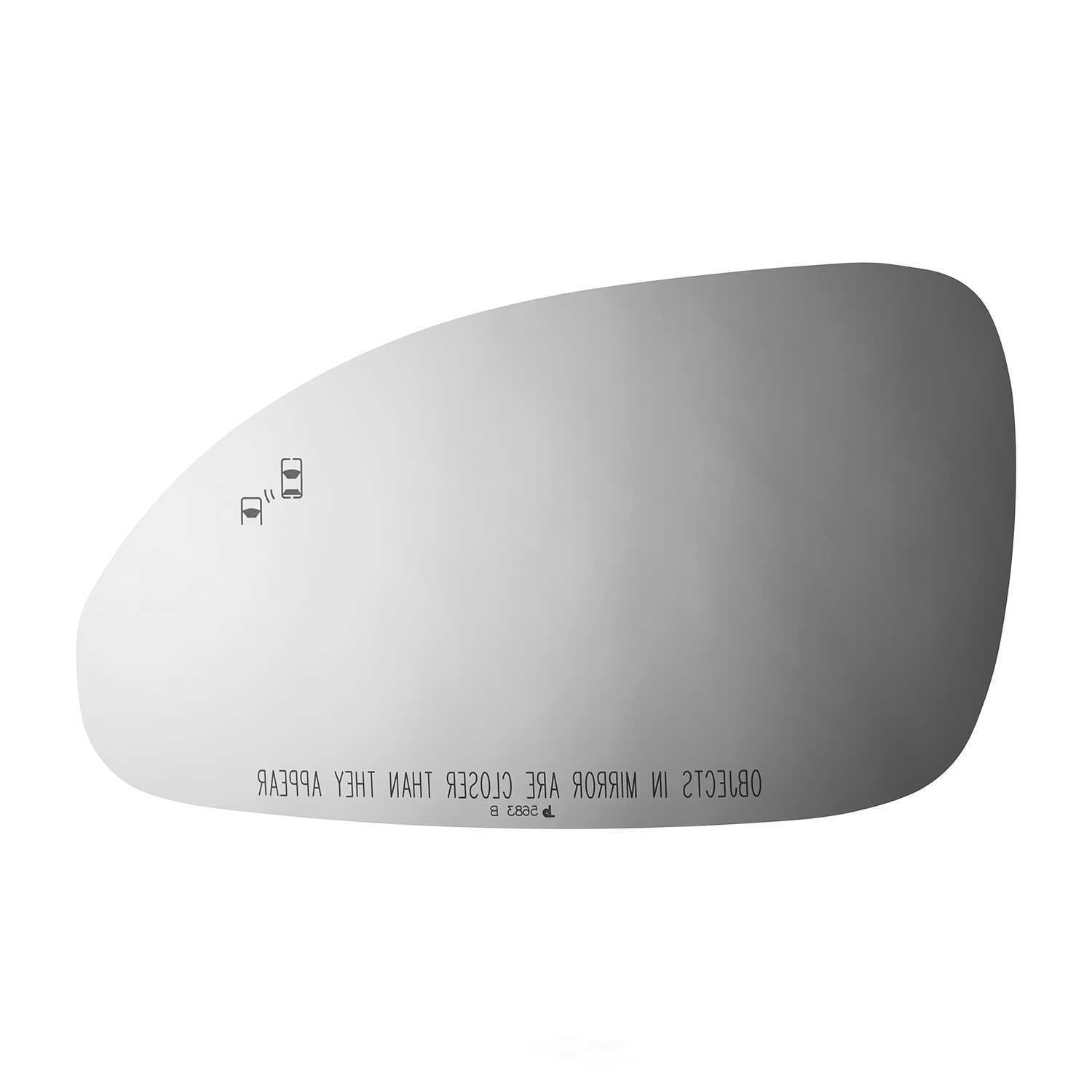Burco Side View Mirror Replacement Glass - Clear Glass - 5683B