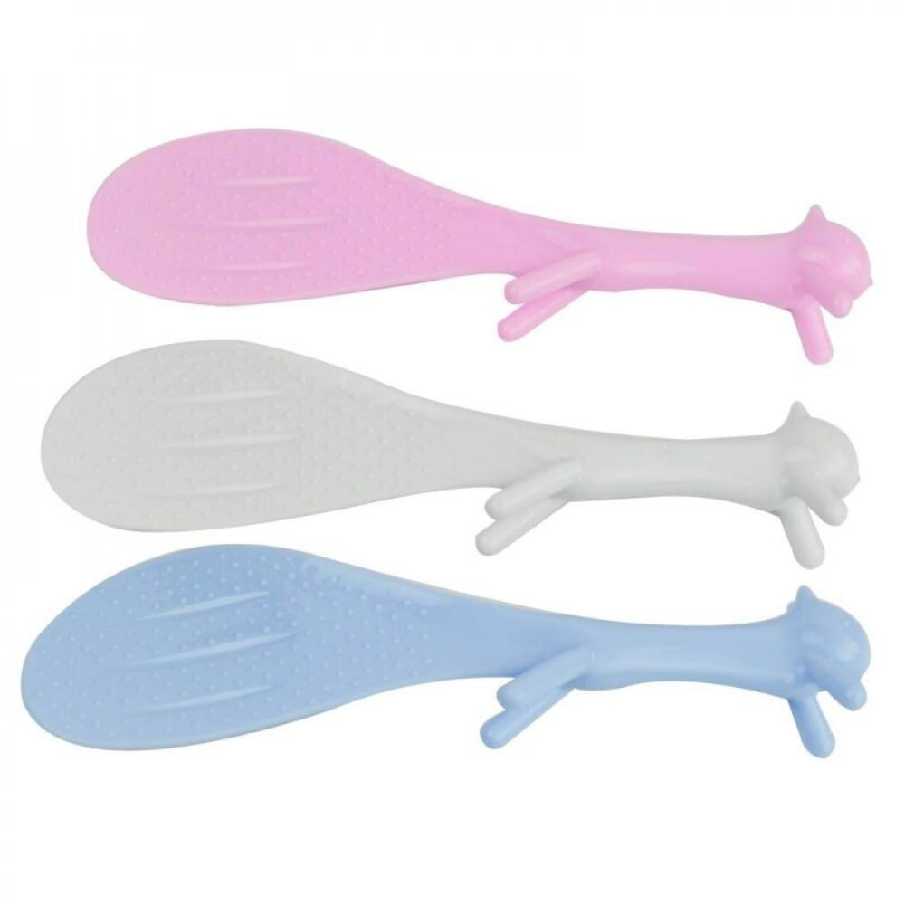 1 Cute Squirrel Shaped Non Stick Standing Rice Spoon Paddle Spoon Kitchen Tools