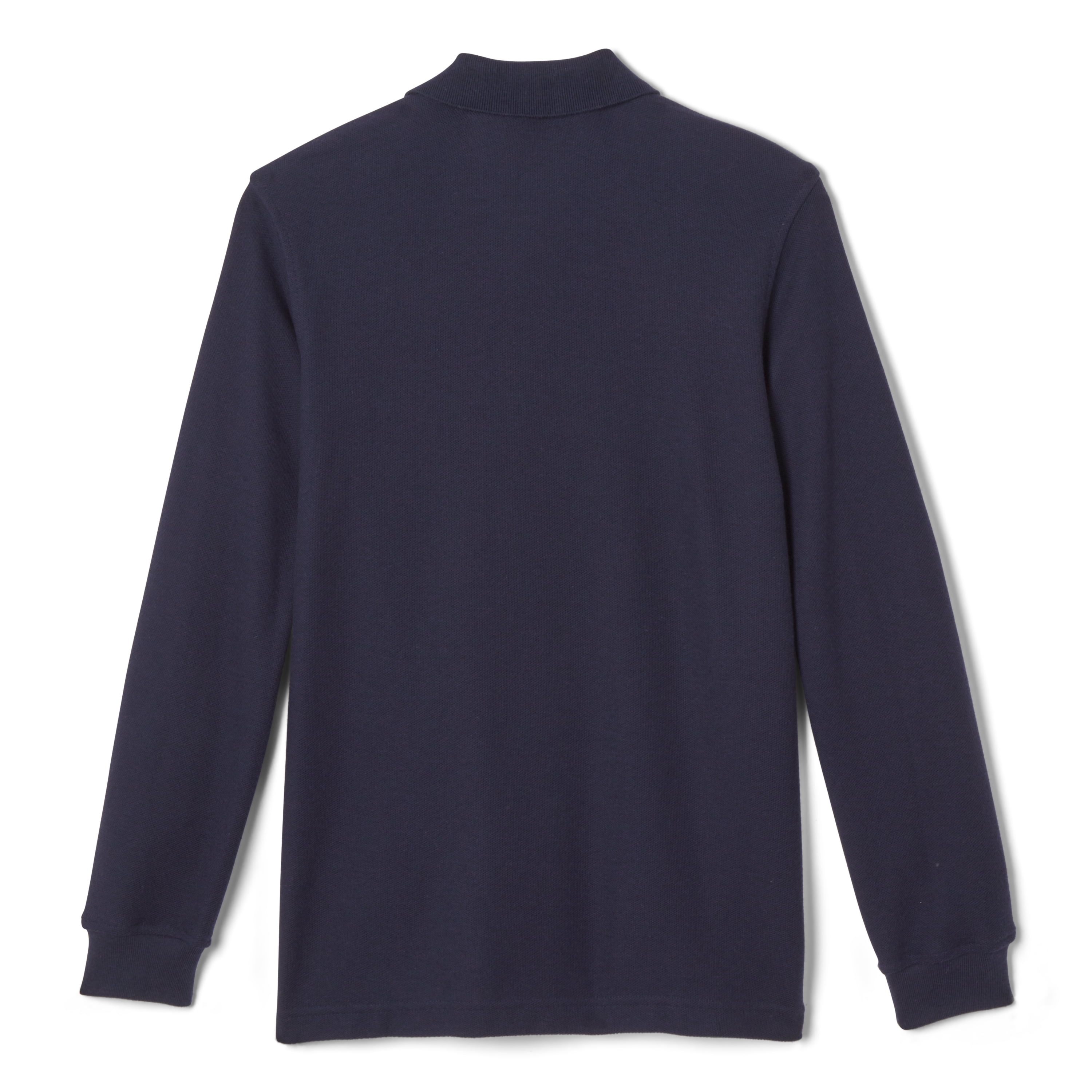 French Toast Boys School Uniform Long Sleeve Pique Polo Shirt, Sizes 4-20