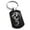Black, variant on Stainless Steel Shadow Dragon Engraved Dog Tag Keychain Keyring Celtic