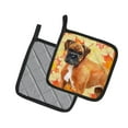thumbnail image 2 of Caroline's Treasures German Boxer Fall Pair of Pot Holders, 2 of 3