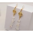 thumbnail image 5 of Handmade Clear Quartz Natural Drop Earrings , Crystal Earrings, 5 of 9