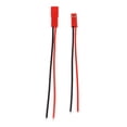 thumbnail image 4 of 30 Pares 2 JST Enchufe Conector M Una F 110 mm Cable Cable Rojo Negro, 4 of 5