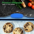 thumbnail image 2 of 6 Pcs Blue Silicone Handles, Anti Slip Flexible Design for Nonstick Carbon Steel Bakeware Pans, 2 of 7