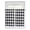 Black, variant on Living Room Curtains 72 Inches length, Vintage Farmhouse Window Treatment Curtain Drapes, Black and White Checkered Light Filtering Drapes for Bedroom Laundry Room, 52"x72", 2 Panels