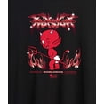 thumbnail image 3 of Hot Stuff - Hot Stuff Flames - Women's Oversized Graphic T-Shirt, 3 of 5