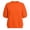 00-Orange2549, variant on Hiiko Oversized Sweatshirt for Women Solid Lightweight Half Sleeve Crewneck Pullover Tops