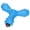 Blue, variant on Pet Life ® 'Tri-Chew' Treat Dispensing and Chewing Interactive TPR Dog Toy