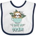 thumbnail image 3 of Inktastic Teacup Raccoon I Love My Gram Boys or Girls Baby Bib, 3 of 4