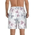 thumbnail image 3 of Naloa Lilies Flowers Men's Beach Shorts, Surfing shorts, Swim trunks, Quick Dry Swim Trunks for Surfing Beach Fun - 3X-Large, 3 of 9