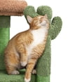 thumbnail image 3 of Cat Tree Yaheetech Cactus 107 cm con rascador y cesta, 3 of 9