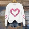 thumbnail image 5 of hotojiny Valentines Day Sweatshirt for Women Plus Size Crew Neck Cute Heart Graphic Shirts Casual Valentine Pullover Long Sleeve Tops, 5 of 5