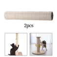 thumbnail image 1 of Pet Cat Replacement Grinding Claw Scratch Post Refill Pole Beige Beige 30cm, 1 of 8