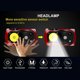thumbnail image 2 of Paquete de 2 Faros Recargables, Faros LED Brillantes Ultraligeros de 1000 LúMenes con Luz Roja , Sensor de Movimiento Impermeable, 2 of 5