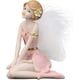 thumbnail image 1 of Flower Fairy Statue Angel Ornaments, Synthetic Resin Fairy Sitting Statue with Wings, Home Desktop Garden Decor, 1 of 5