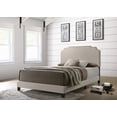 thumbnail image 5 of Tamarac Upholstered Queen Panel Bed Beige, 5 of 6
