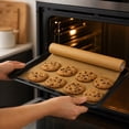 thumbnail image 5 of Extra Long 80m Silicone-Coated Baking Paper – Food Grade, Nonstick, Heat Resistant for Air Fryer & Oven, Oil Absorbing, Disposable Roll, Multipurpose Kitchen Liner, 5 of 7