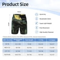 thumbnail image 4 of Cauagu MoonNight Sky Crow Print Swim Trunks for Men,Youth Boys Swim Shorts Compression Liner Beach Shorts Boys' Swimming Shorts 7-20 Years Bathing Suit-Small, 4 of 7