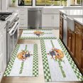 thumbnail image 6 of Kitchen Rugs Sets 3 Piece with Runner Floral Kitchen Floor Mat Carpet Farmhouse Rugs and Mats Non Skid Washable Runner Rug for Kitchen Office Sink Laundry, 6 of 12