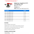 thumbnail image 2 of Radiator Cap - Compatible with 1997 - 2010 Dodge Ram 1500 1998 1999 2000 2001 2002 2003 2004 2005 2006 2007 2008 2009, 2 of 2