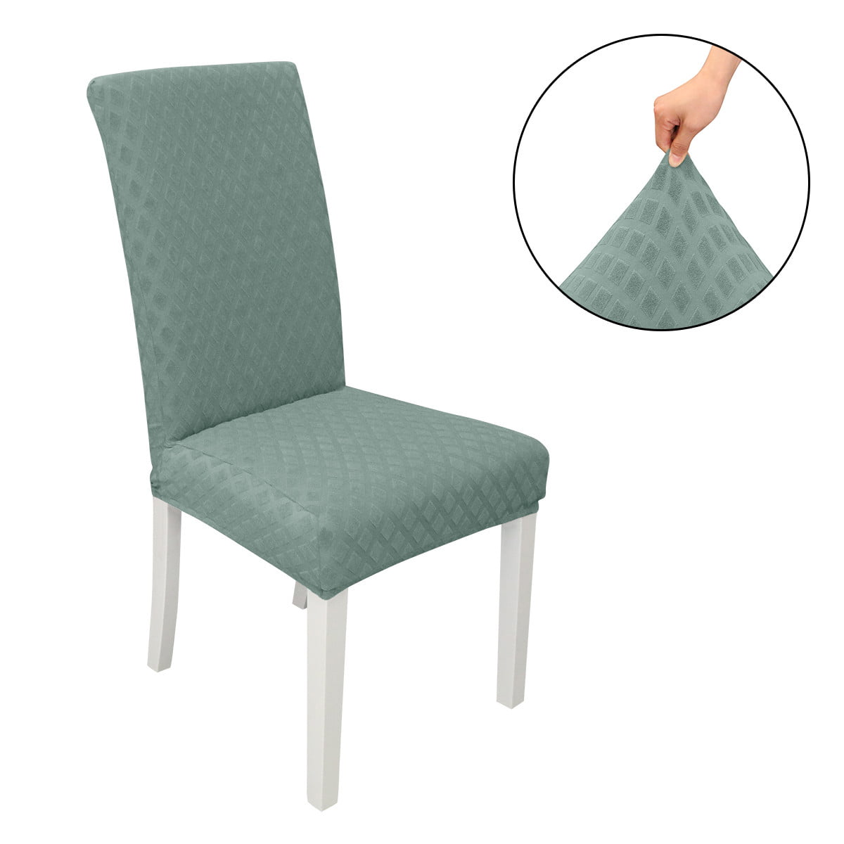 Stretch Super Fit Short Dining Room Chair Cover Dinner Table Slipcover Protector 