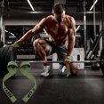 thumbnail image 4 of Fiudx Muñequeras para Levantamiento de Pesas, Correas de Gimnasio de Soporte Potente, Diseño Reforzado para Hombres y Mujeres, Comodidad Ajustable, Versátiles para Entrenamiento de Fuerza, Ligeras y, 4 of 4