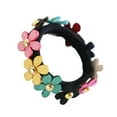 thumbnail image 2 of Fleur Colorée Femmes Filles Corde Élastique Cheveux Femmes Filles Bandeau Beauté Décorations, 2 of 9