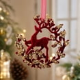 thumbnail image 3 of JHRGJIO Christmas Tree Hanging Ornaments, Xmas Holiday Decoration Accent, Festive Bauble Pendant Home Indoor Display Christmas Decorations Indoor Outdoor Winter Decor, 3 of 7