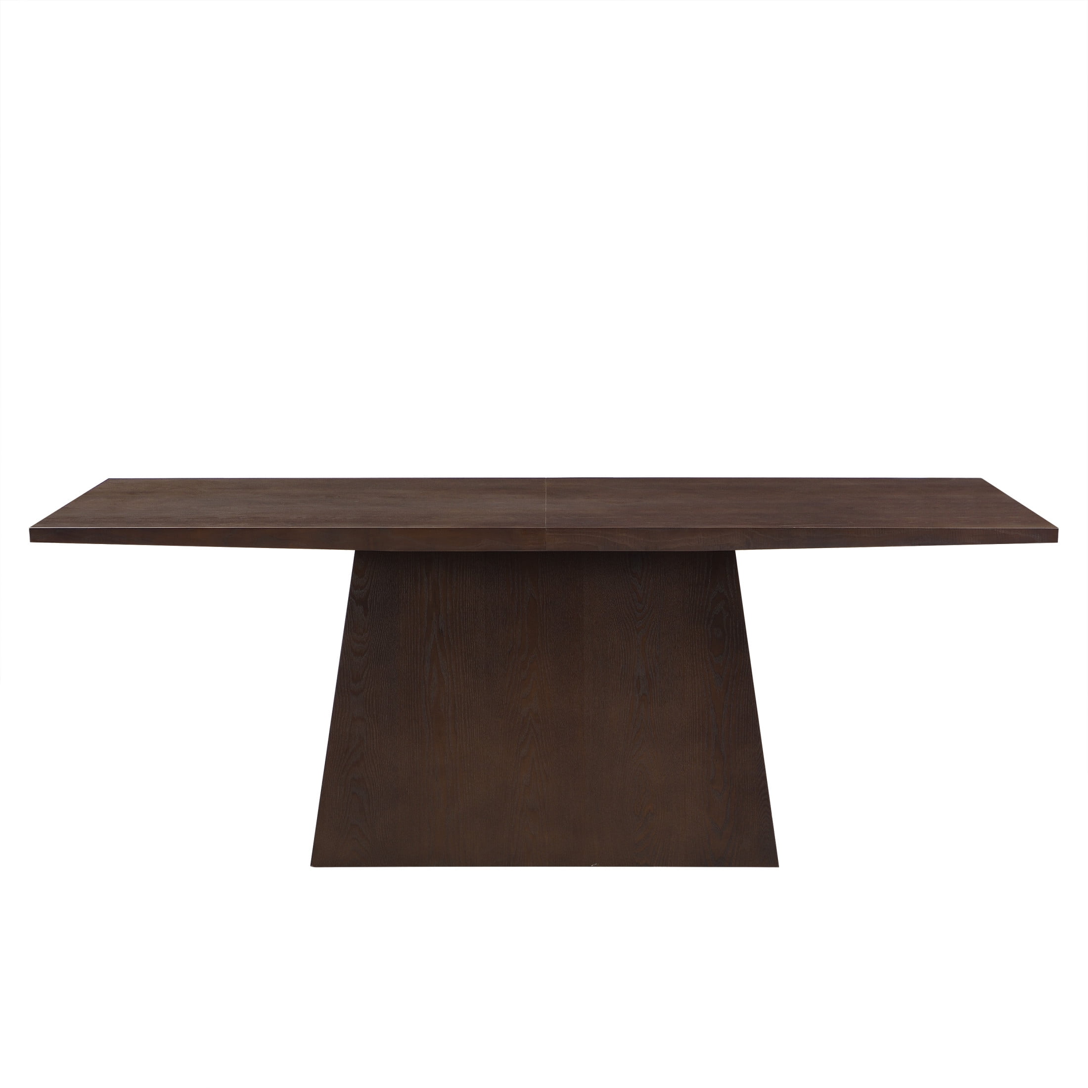 Christopher Knight Home 82" Pedestal Dining Table, Rectangular Seats 6-8, Solid Wood & MDF, Espresso