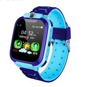 Kids Smart Watch with GPS Tracker & Two-Way Calling, 1.44" HD Touch Screen, Parental Controls, IPX6 Waterproof, SIM Card Compatible, Perfect for Boys & Girls Ages 3-12, Blue